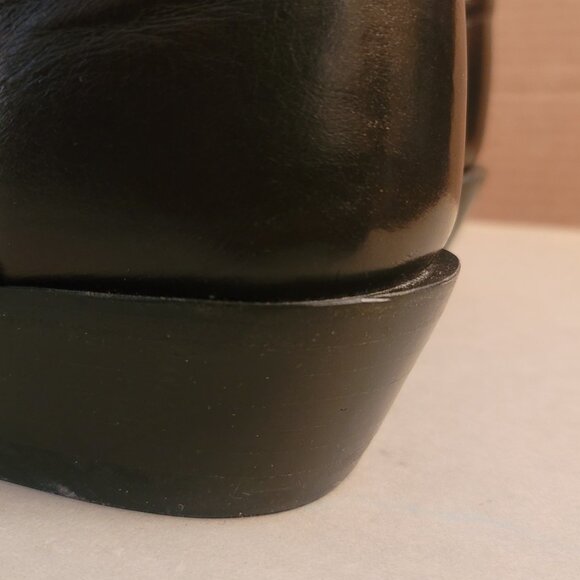 LUCCHESE Carson M1023 J4 Dark Brown Calf Skin Cowboy Western Boots Men's SZ 9.5D - Picture 6 of 15